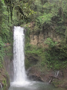 The first waterfall.